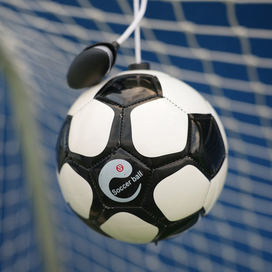 Black and white football trainer for tekkers drills